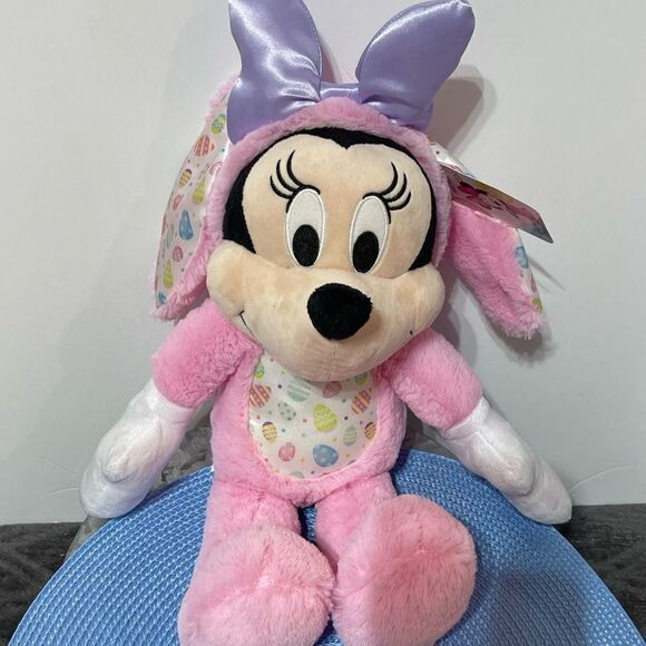 Disney Minnie Mouse Easter Plush Figure 18” Pink NWT - Picture 6 of 6